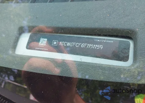 2015 Chevrolet Express G2500 from USA, damaged, VIN 1GCWGFCF6F1151159